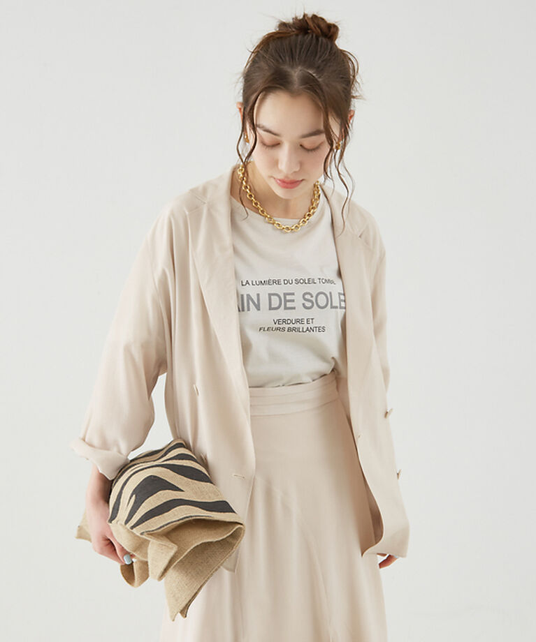 Rouge vif「ターンバックロゴT」|Tシャツ・カットソー|