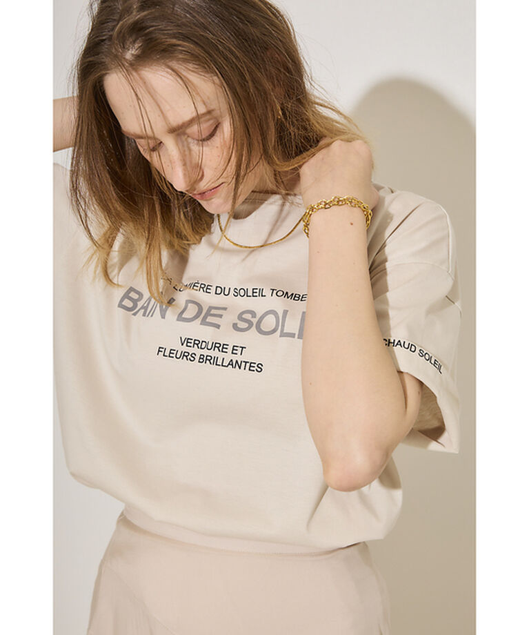 Rouge vif「ターンバックロゴT」|Tシャツ・カットソー|