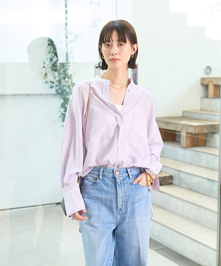 Rouge vif「NEWドルマンビッグシャツ」|シャツ・ブラウス|