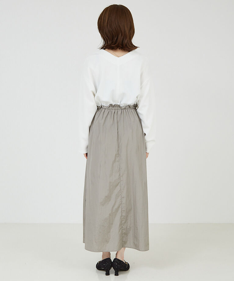 abahouse mavie「【大人のいちまんワンピ】カットコンビドロストワンピース」|ワンピース|