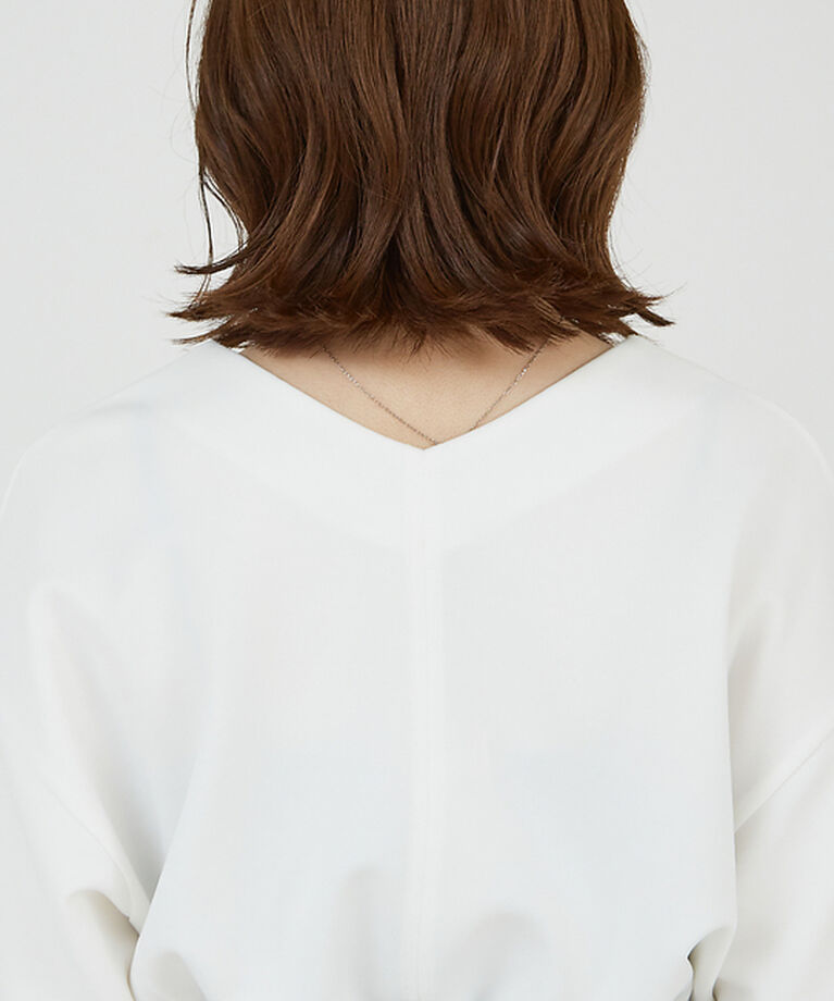 abahouse mavie「【大人のいちまんワンピ】カットコンビドロストワンピース」|ワンピース|