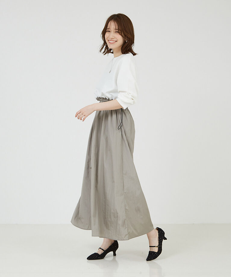 abahouse mavie「【大人のいちまんワンピ】カットコンビドロストワンピース」|ワンピース|