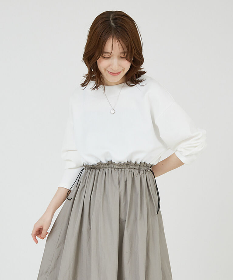 abahouse mavie「【大人のいちまんワンピ】カットコンビドロストワンピース」|ワンピース|