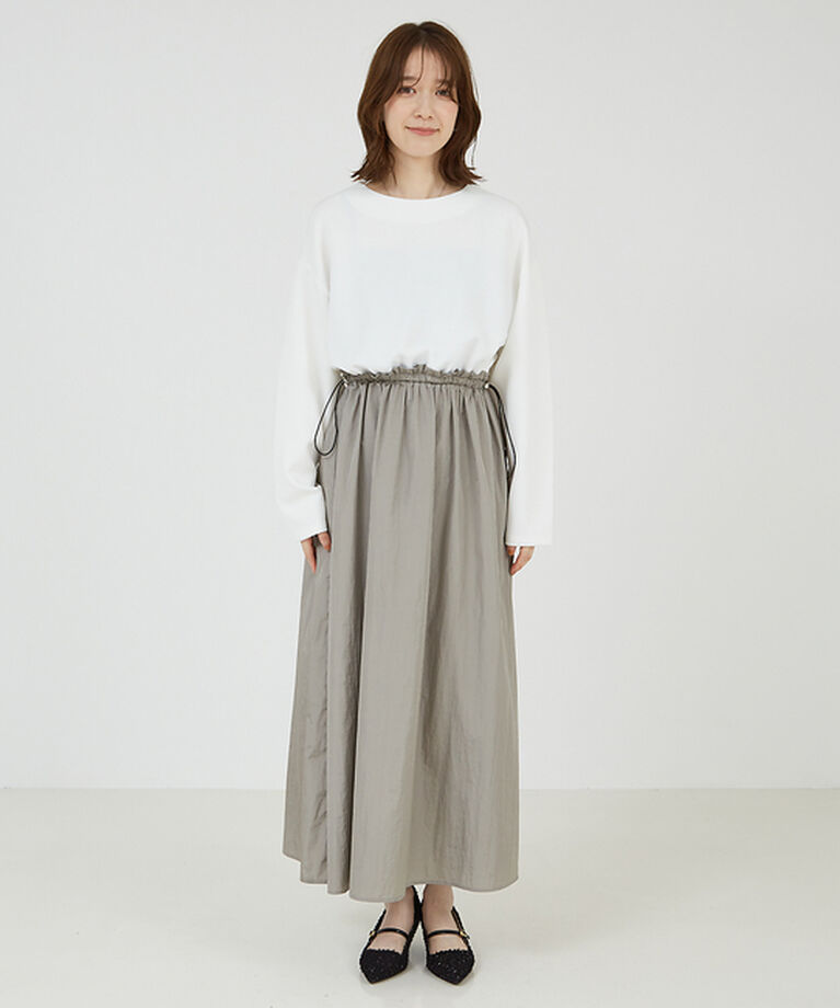 abahouse mavie「【大人のいちまんワンピ】カットコンビドロストワンピース」|ワンピース|