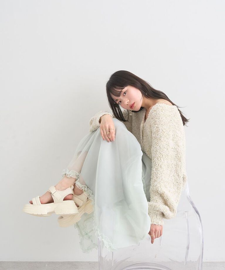 earth music&ecology「ORiental TRaffic キルティングサンダル」|サンダル|