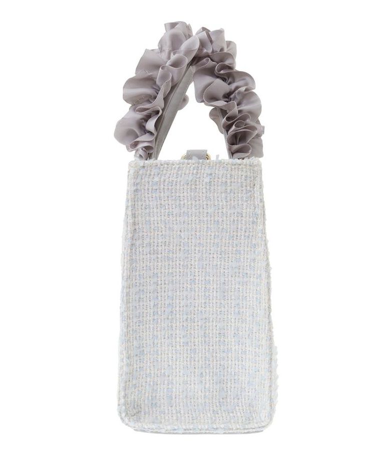Maison de FLEUR「ツイードフリルハンドルショルダーバッグ」|トートバッグ|