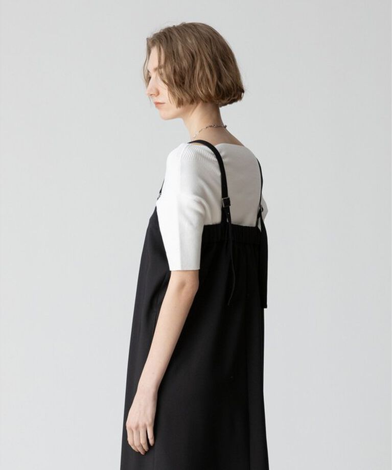 allureville「オフネック5分袖プルオーバー」|ニット・セーター|