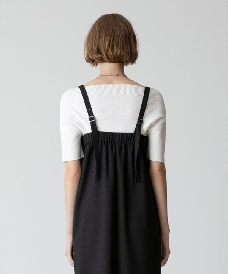 allureville「オフネック5分袖プルオーバー」|ニット・セーター|