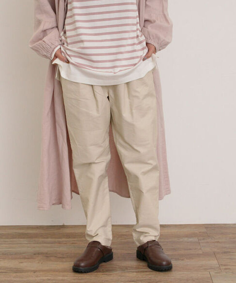 Samansa Mos2「【M/Lサイズ】ストレッチテーパードパンツ」|その他|キナリ