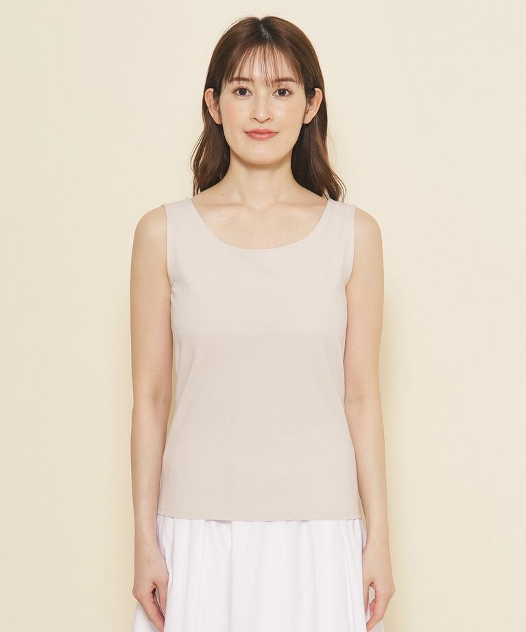 COUP DE CHANCE「【洗える／日本製／レイヤードに便利】春夏マスト！程よいフィット感で着やすいタンクトップ」|キャミソール|
