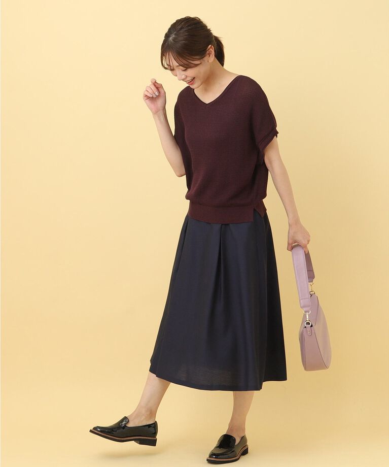 Reflect「【SALE／手洗い可】シャンブレーカラースカート」|スカート|