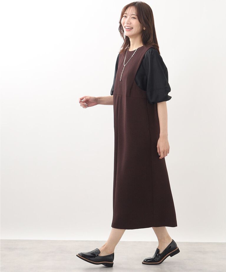 Reflect「【SALE／接触冷感／洗える】パフスリーブシアーブラウス」|シャツ・ブラウス|