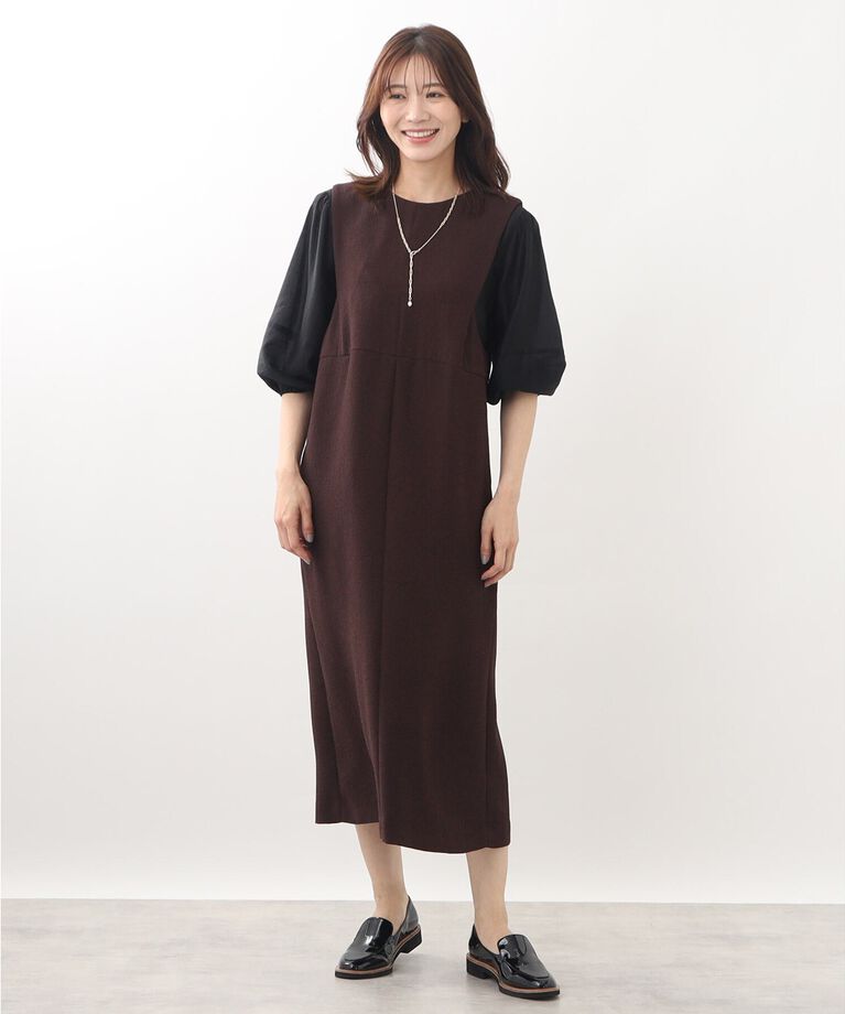 Reflect「【SALE／接触冷感／洗える】パフスリーブシアーブラウス」|シャツ・ブラウス|