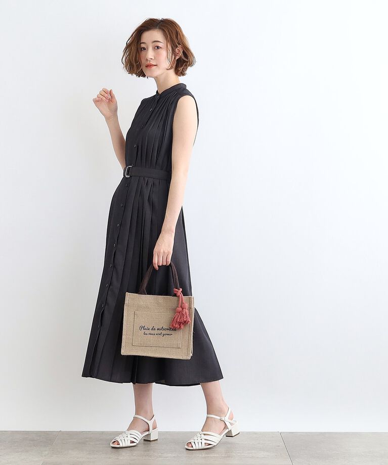 grove「ジュートメッセージミニトート」|トートバッグ|