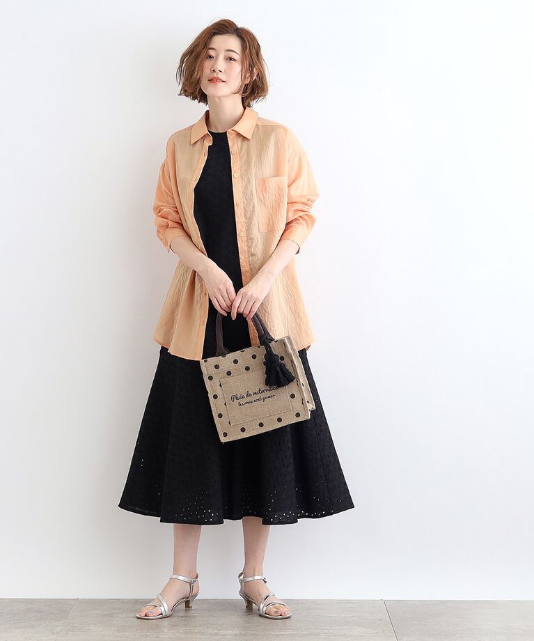 grove「ジュートメッセージミニトート」|トートバッグ|