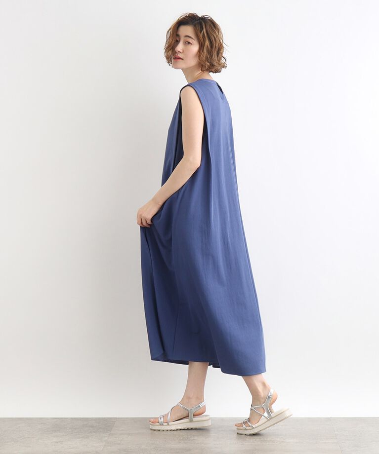 grove「【接触冷感】肩タックフレアーワンピース」|ワンピース|