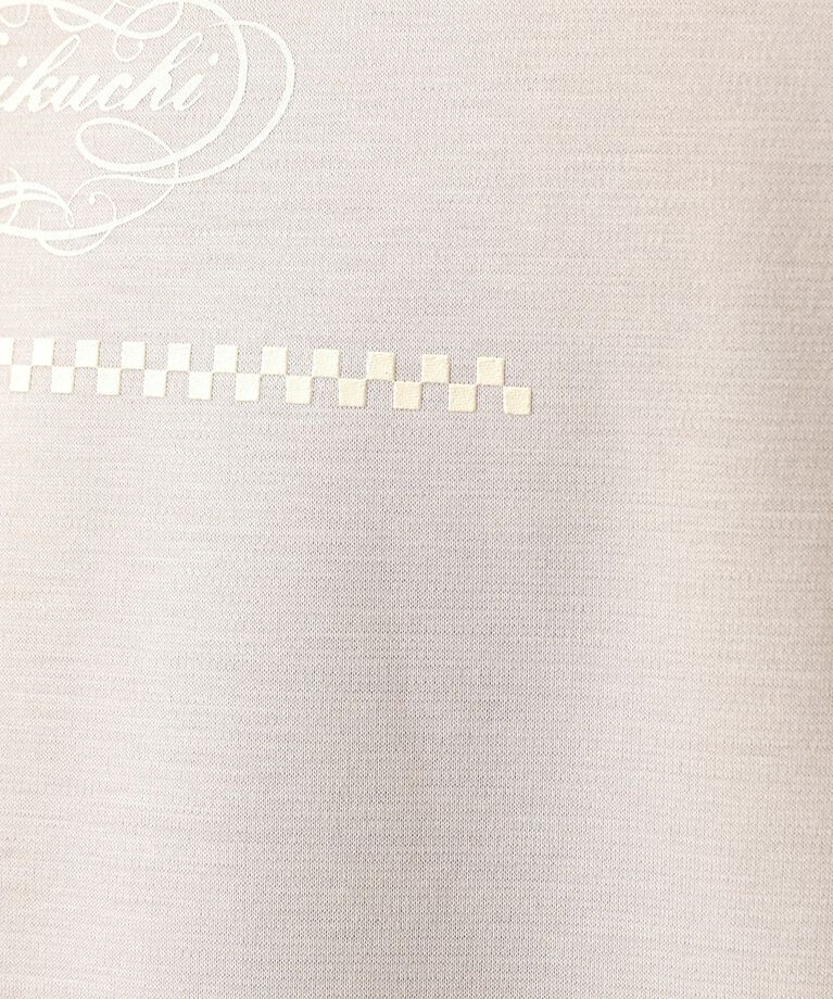TAKEO KIKUCHI「カリグラフィーロゴ長袖ポンチTシャツ」|Tシャツ・カットソー|