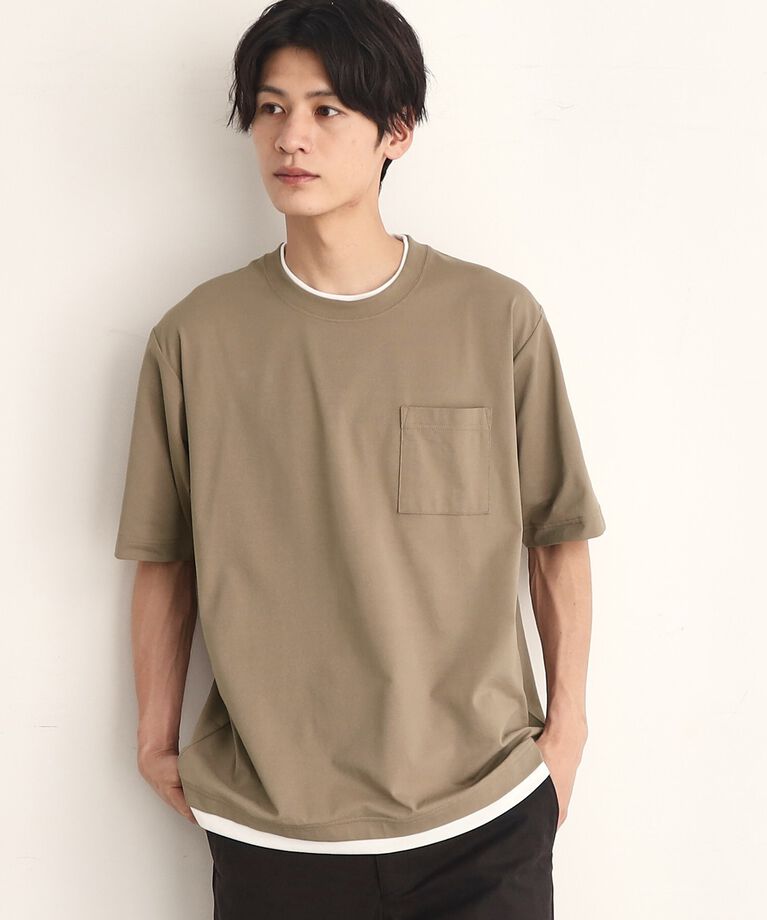 THE SHOP TK「【接触冷感／吸水速乾／UVカット／防シワ 】LIGHT PERFECTEE／ライトパーフェクティー」|Tシャツ・カットソー|