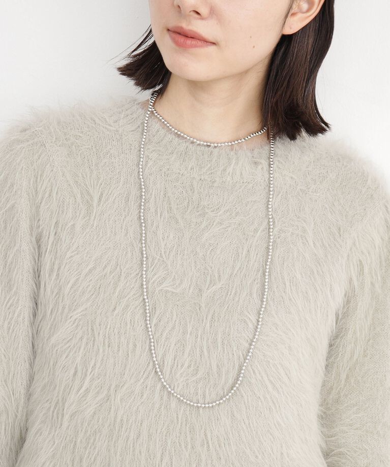 THE SHOP TK「【＠BAILA掲載】3WAYロングボールチェーン」|ネックレス|