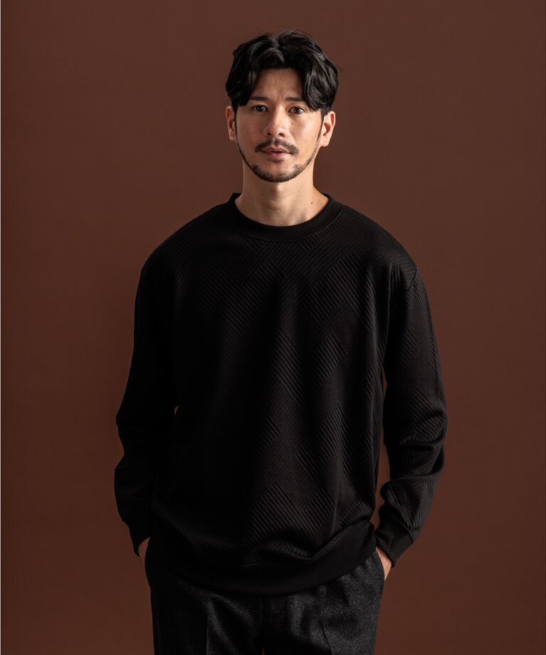 THE SHOP TK「ふくれキルティングプルオーバー」|Tシャツ・カットソー|