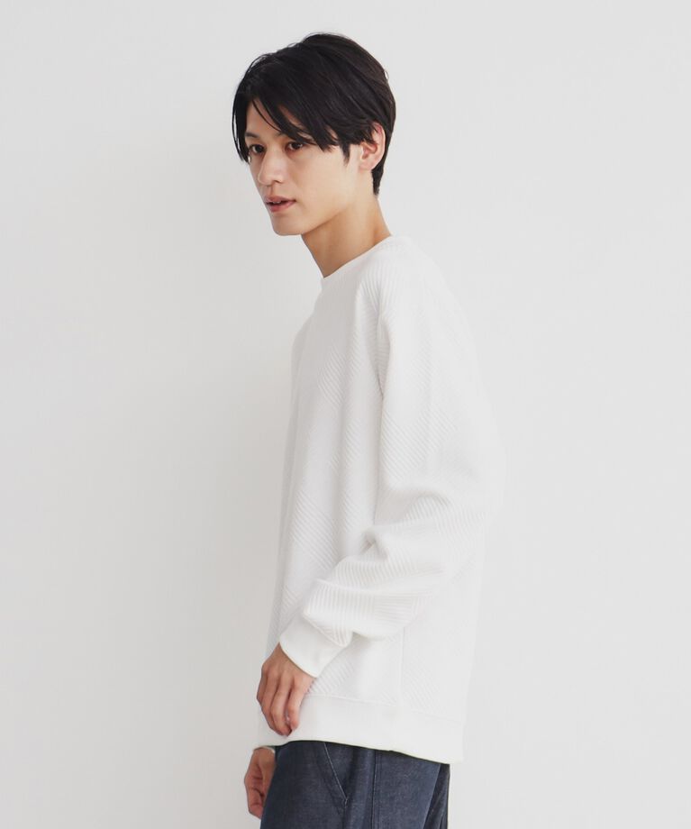 THE SHOP TK「ふくれキルティングプルオーバー」|Tシャツ・カットソー|