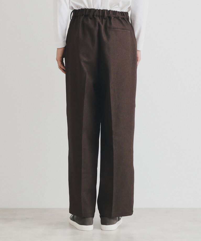 THE SHOP TK「ツータックワイドストレートスラックス ツイル／デニム」|その他|
