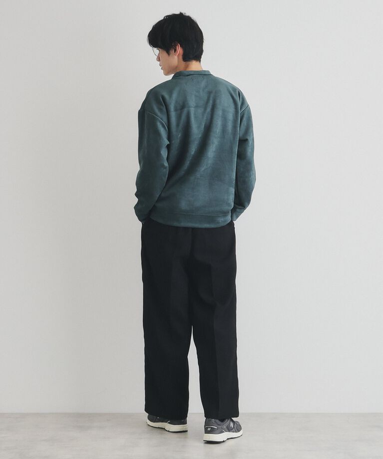 THE SHOP TK「ツータックワイドストレートスラックス ツイル／デニム」|その他|