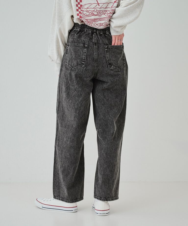 SHOO･LA･RUE「【S-LL】ケミカルウォッシュ カーブデニムパンツ」|その他|