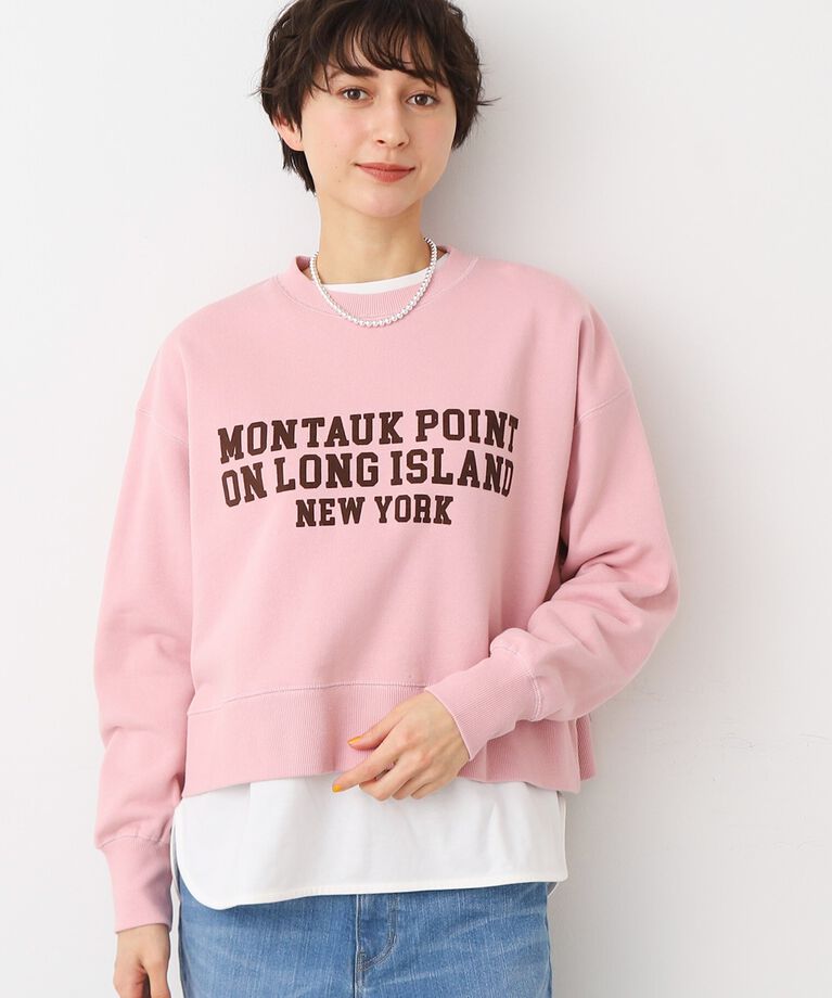 Dessin「【洗える】ロゴスウェット（S～L）」|Tシャツ・カットソー|ピンク(072)