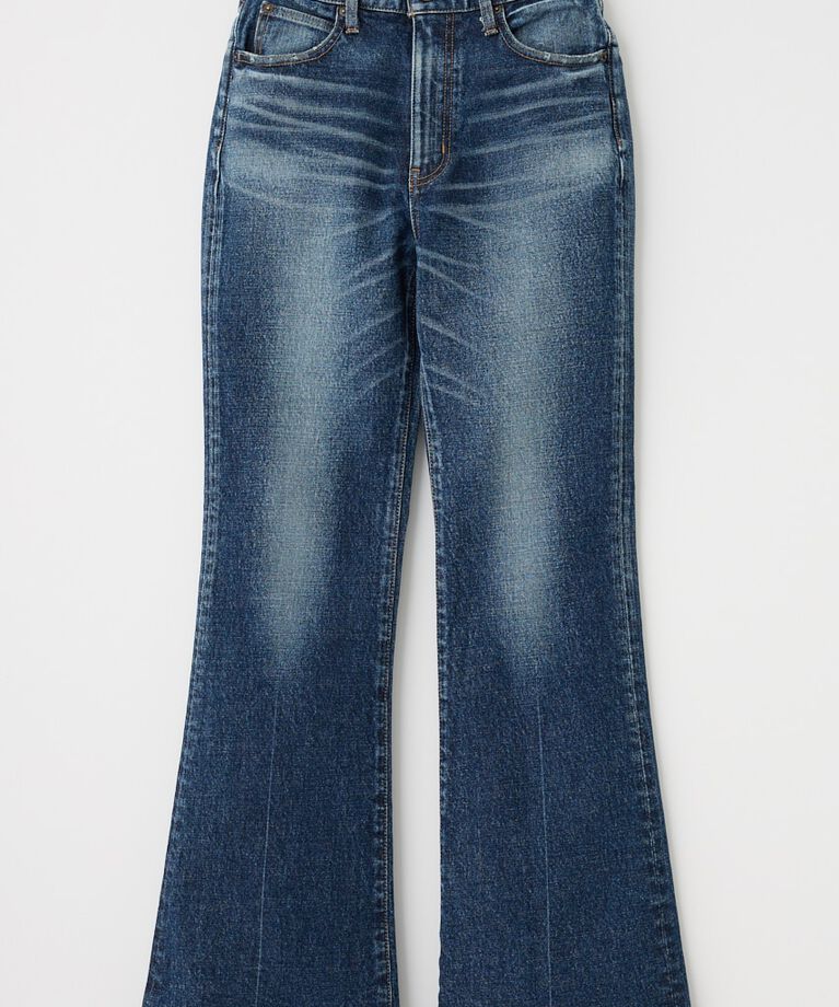 MOUSSY「MVS D/BLU FLARE」|デニム|