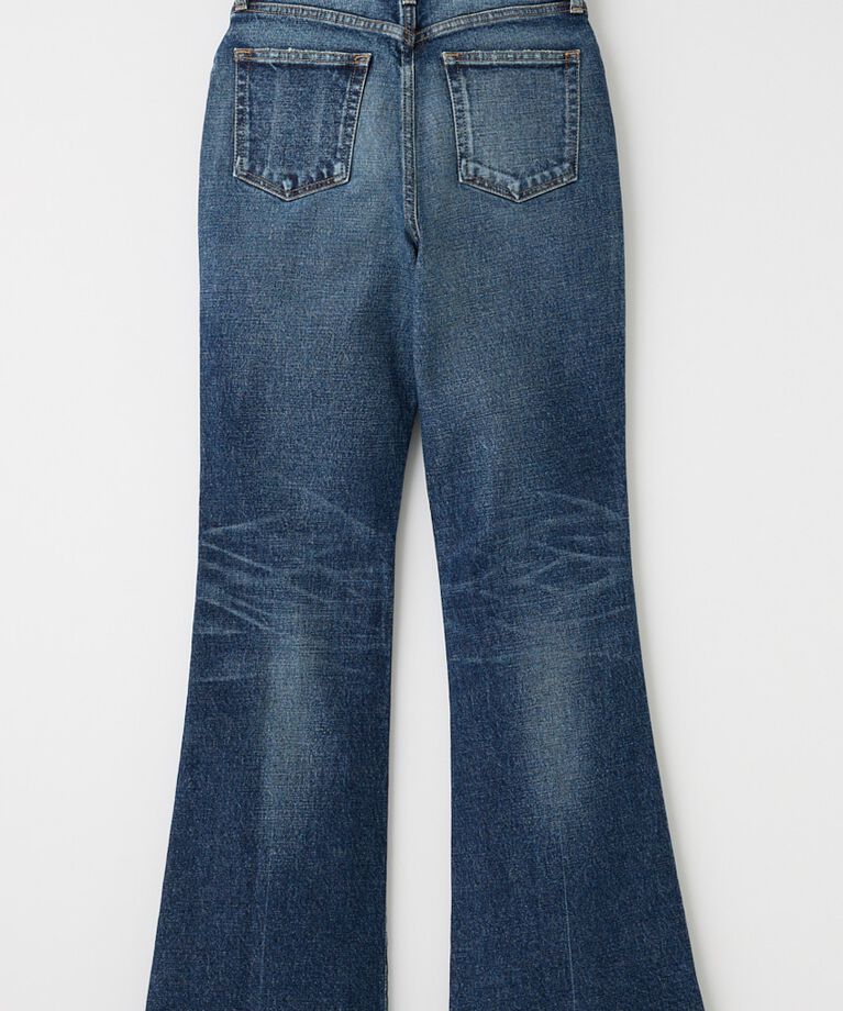 MOUSSY「MVS D/BLU FLARE」|デニム|