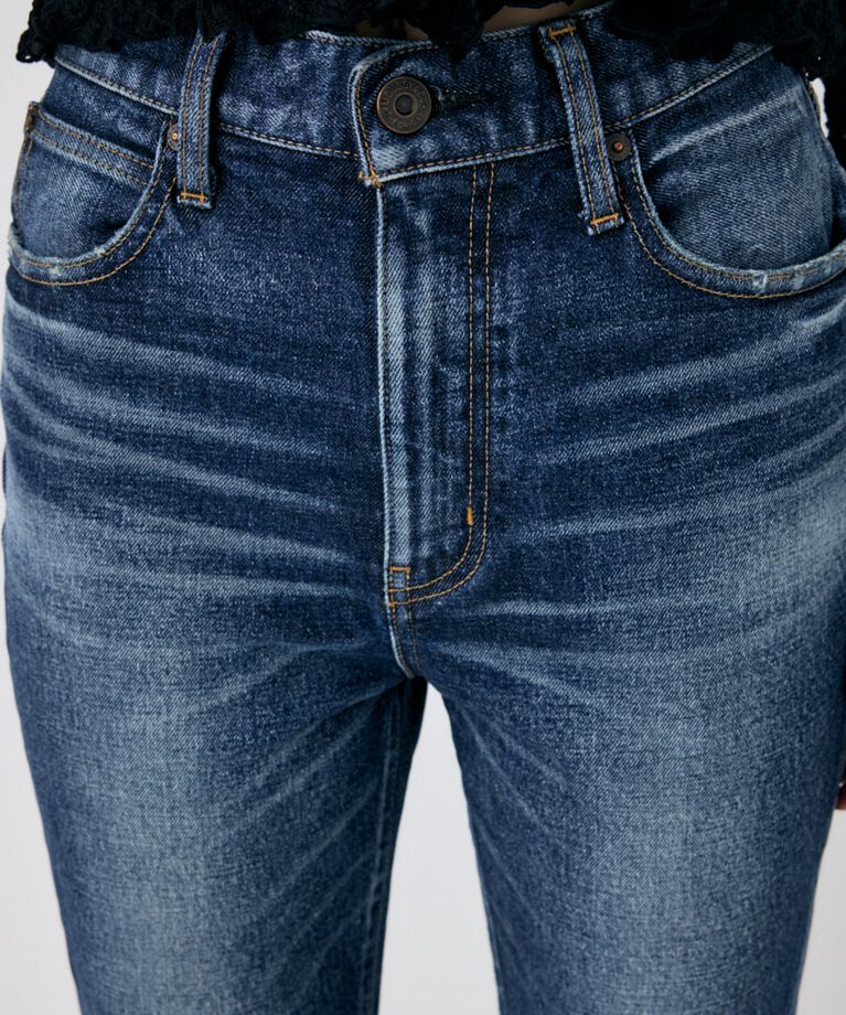 MOUSSY「MVS D/BLU FLARE」|デニム|