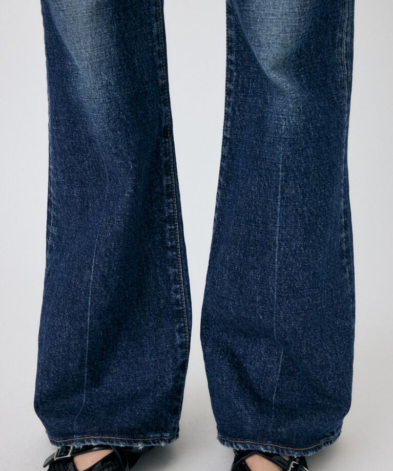 MOUSSY「MVS D/BLU FLARE」|デニム|