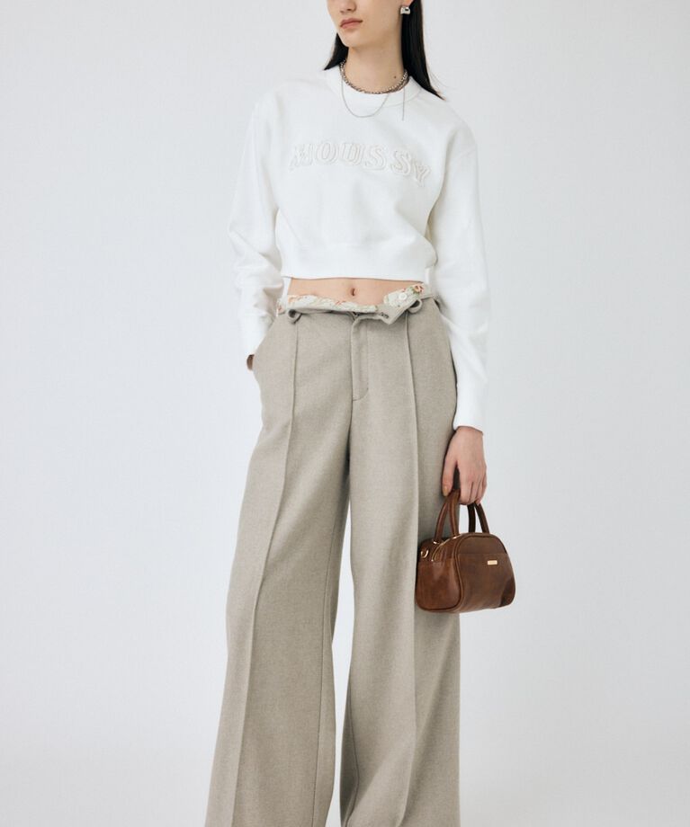 MOUSSY「PATCH DENIM MOUSSY プルオーバー」|パーカー|