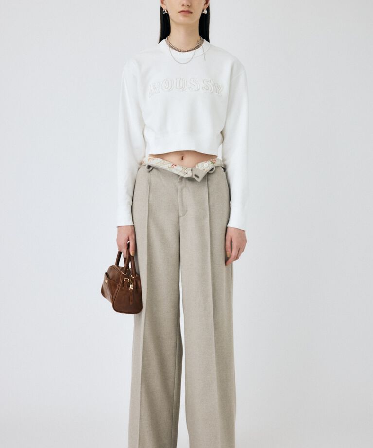 MOUSSY「PATCH DENIM MOUSSY プルオーバー」|パーカー|
