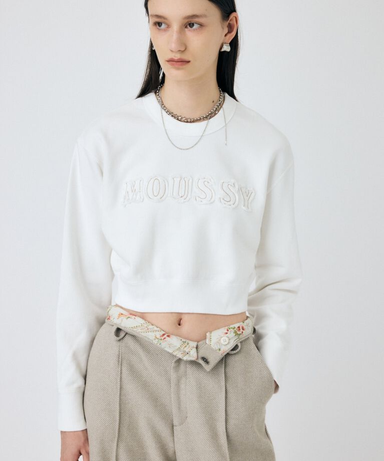 MOUSSY「PATCH DENIM MOUSSY プルオーバー」|パーカー|