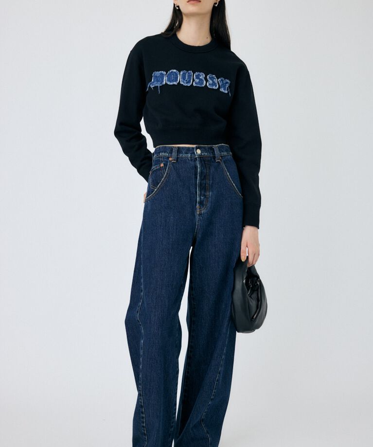 MOUSSY「PATCH DENIM MOUSSY プルオーバー」|パーカー|