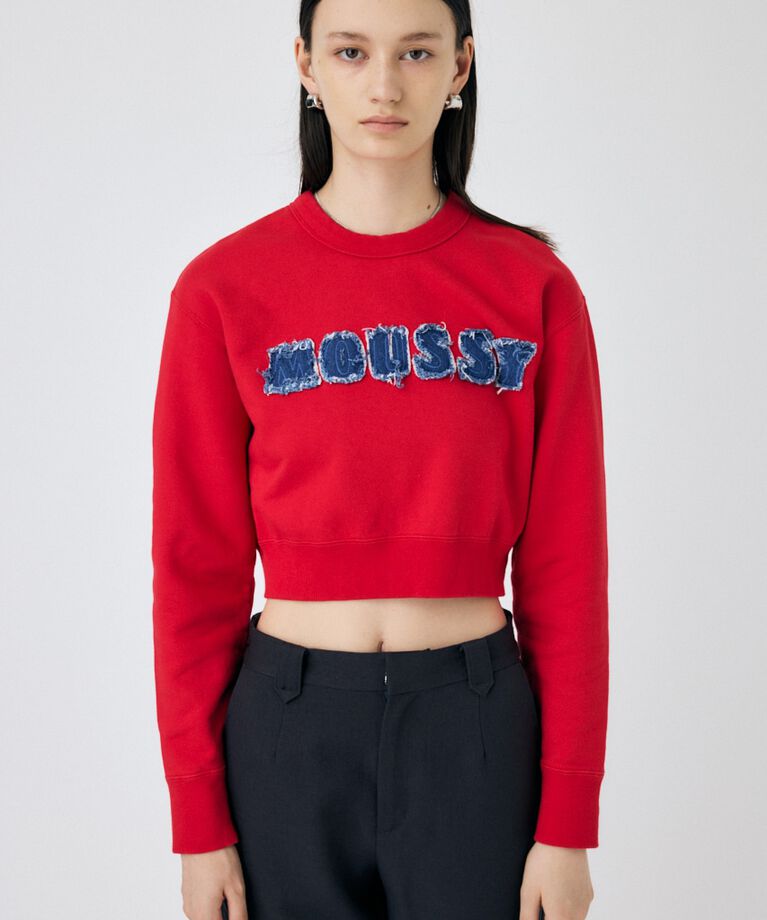MOUSSY「PATCH DENIM MOUSSY プルオーバー」|パーカー|
