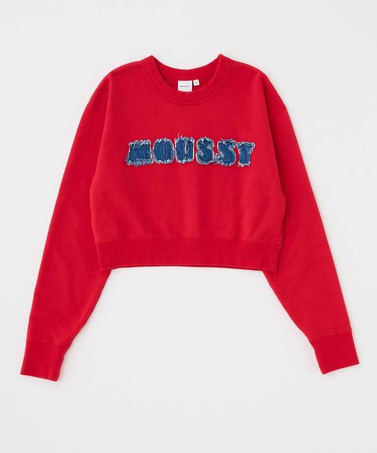 MOUSSY「PATCH DENIM MOUSSY プルオーバー」|パーカー|