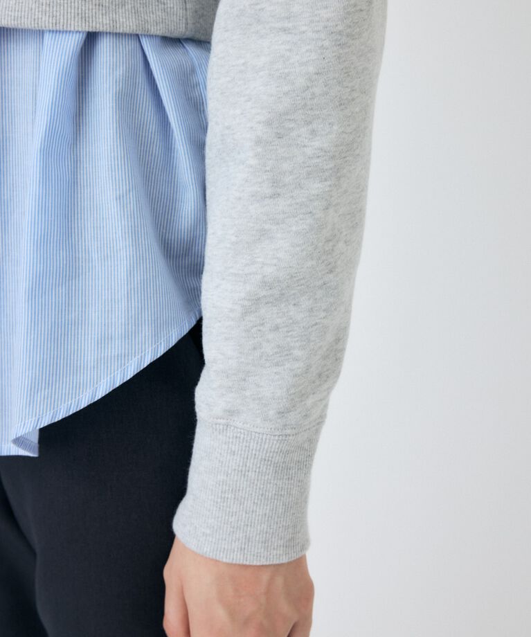 MOUSSY「PATCH DENIM MOUSSY プルオーバー」|パーカー|