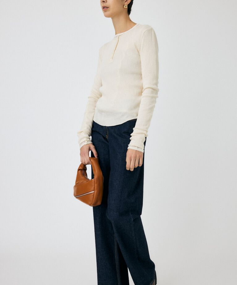MOUSSY「HENRY NECK ロンT」|Tシャツ・カットソー|