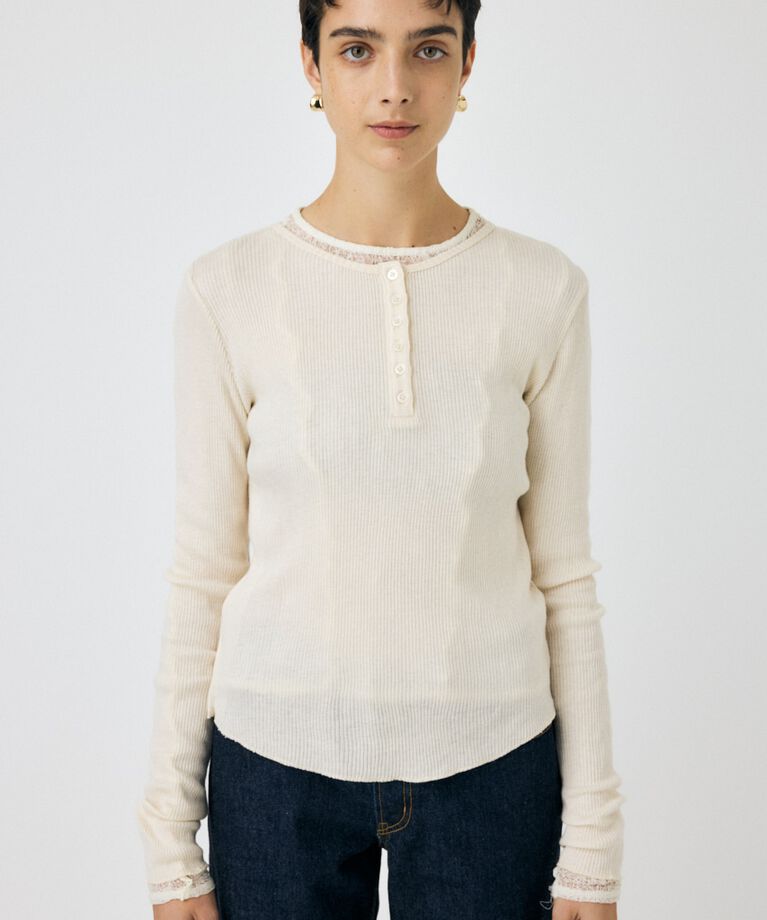 MOUSSY「HENRY NECK ロンT」|Tシャツ・カットソー|