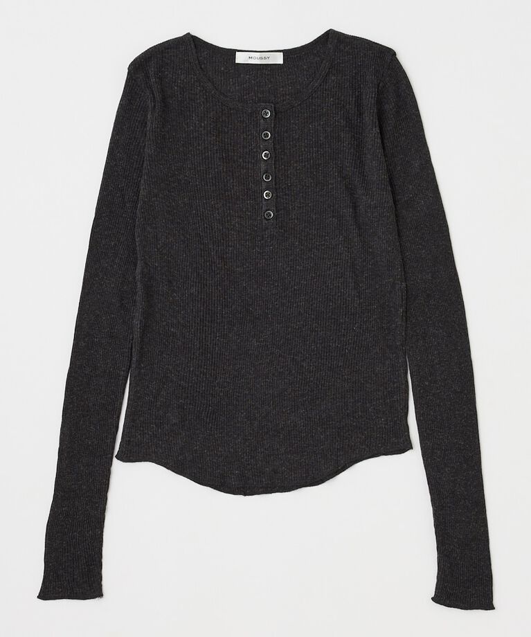 MOUSSY「HENRY NECK ロンT」|Tシャツ・カットソー|