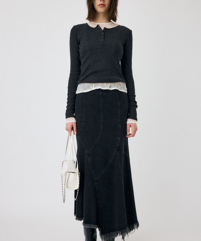 MOUSSY「HENRY NECK ロンT」|Tシャツ・カットソー|