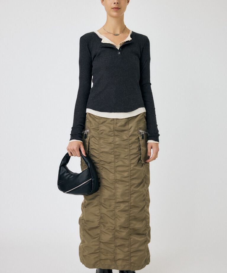 MOUSSY「HENRY NECK ロンT」|Tシャツ・カットソー|