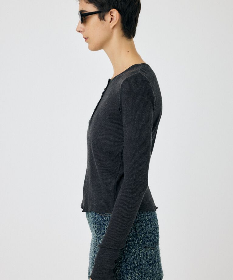 MOUSSY「HENRY NECK ロンT」|Tシャツ・カットソー|