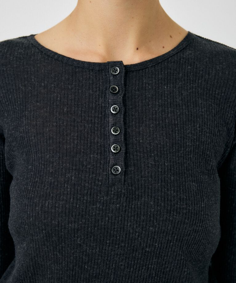MOUSSY「HENRY NECK ロンT」|Tシャツ・カットソー|