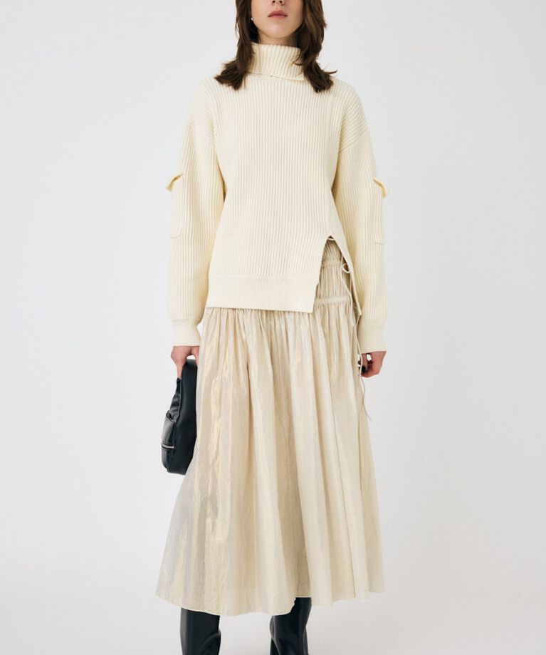MOUSSY「SHIRRING ロングスカート」|スカート|