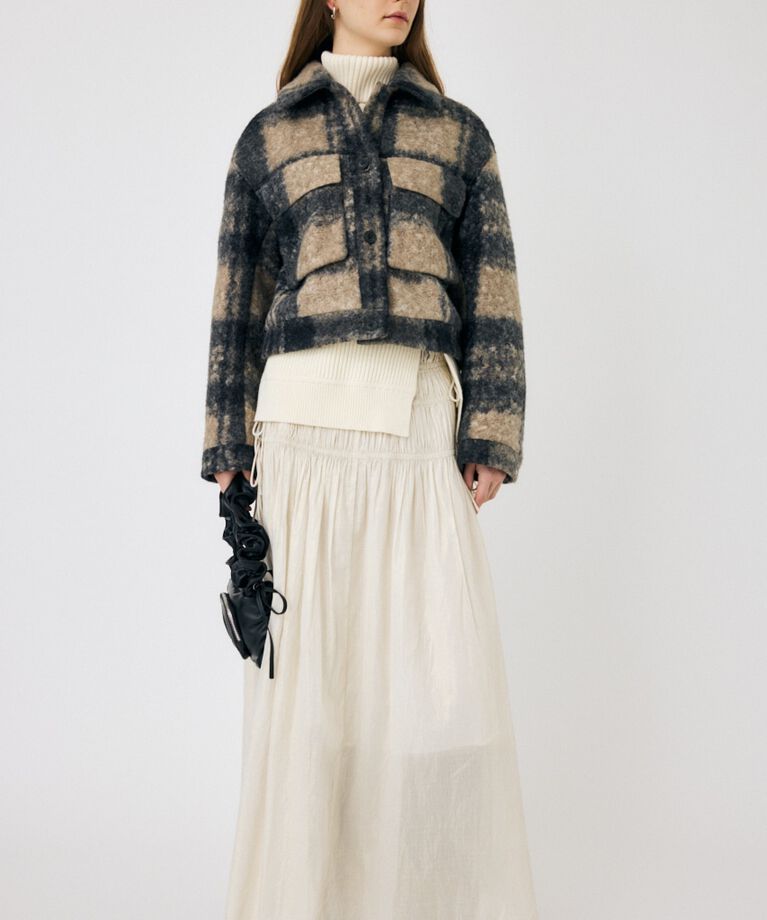 MOUSSY「SHIRRING ロングスカート」|スカート|