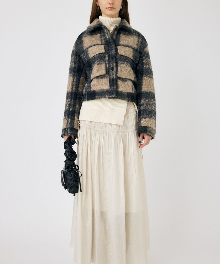 MOUSSY「SHIRRING ロングスカート」|スカート|
